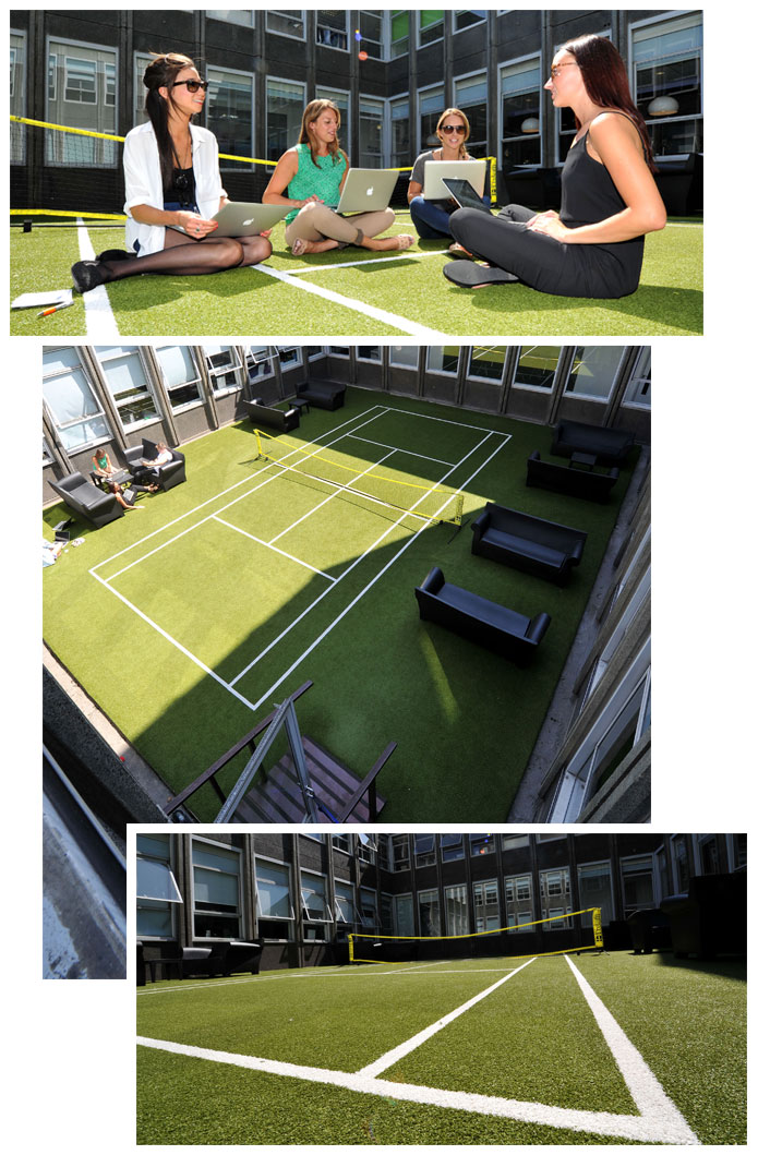 LazyLawn London Iris Group Tennis Court