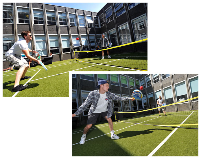 LazyLawn London Iris Play Tennis Court