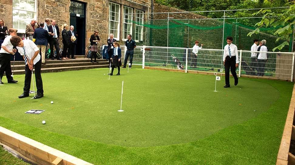 LazyLawn Putting Green at The Edinburgh Academy