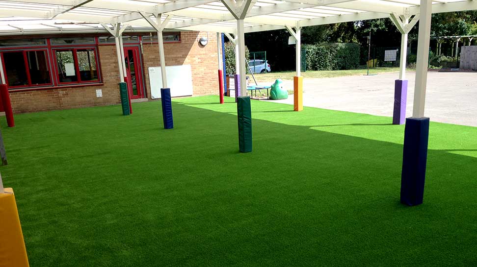 Brington Primary School Artificial Grass Install