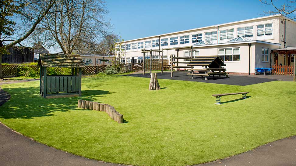 Lazylawn Morpeth School Artificial grass Install