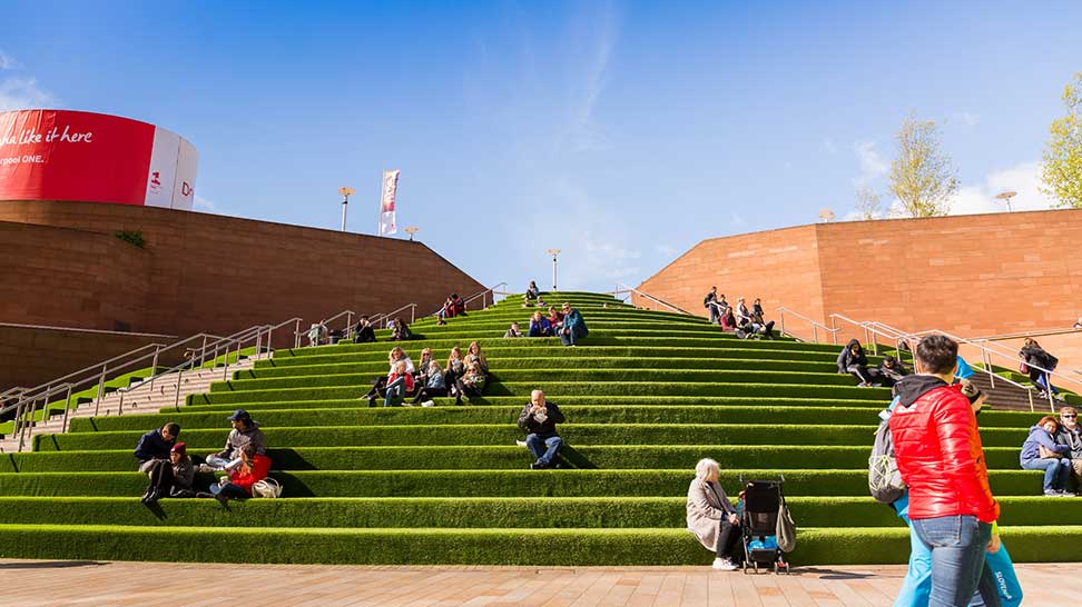 Liverpool ONE - Artificial Grass Installation