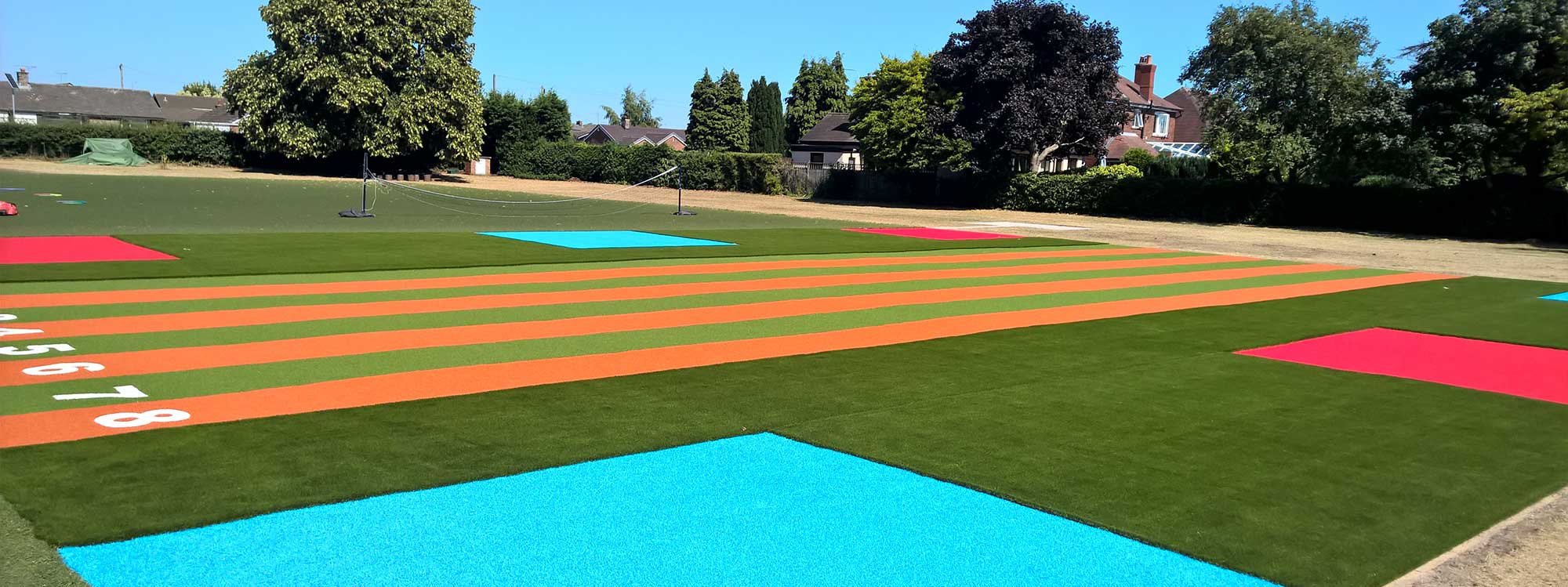 Artificial Grass Running Track