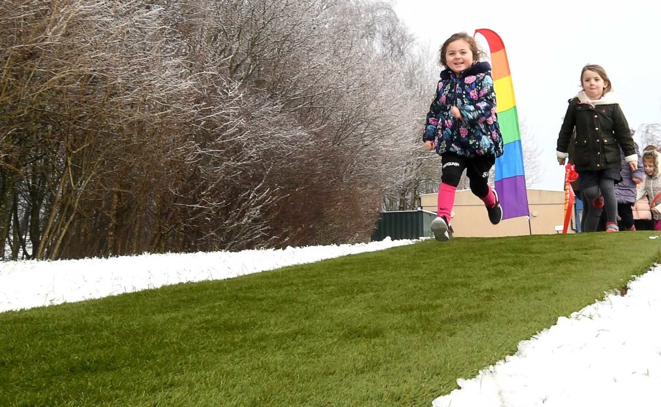 Artificial Grass Running Track