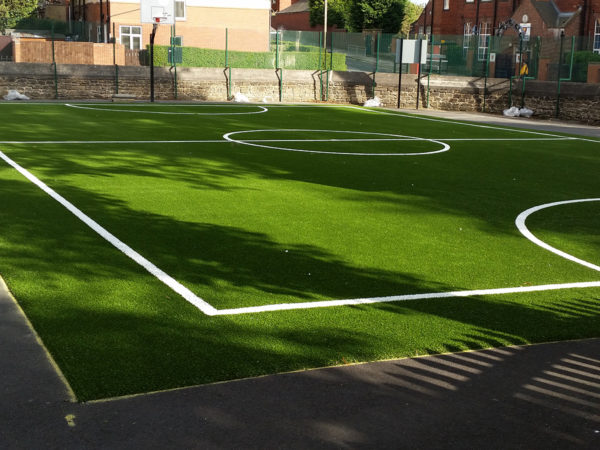 LazyLawn artificial grass as a football pitch