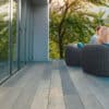 Millboard decking in brushed basalt