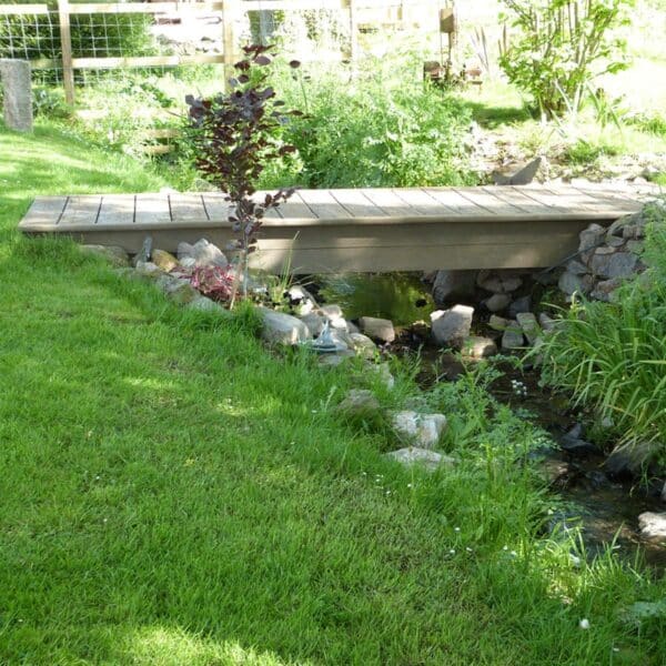 Millboard decking in driftwood