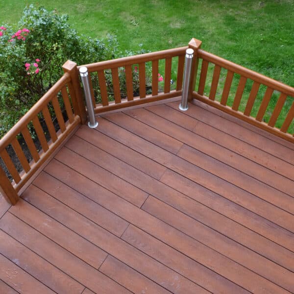 Enhanced Grain Millboard decking: Jarrah