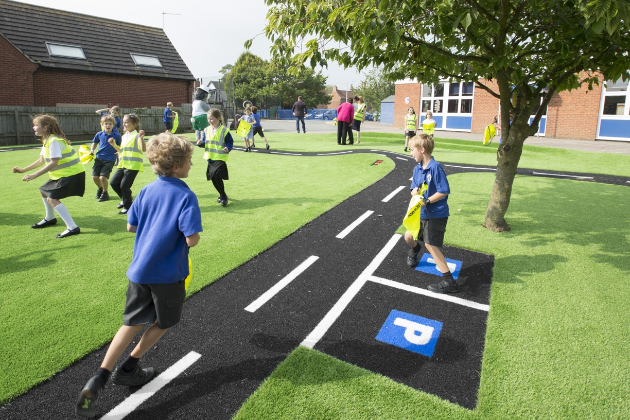 LazyLawn artificial grass roadway