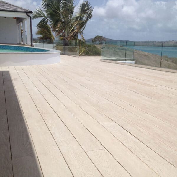 LazyLawn Millboard Decking Enhanced Oak in Limed Oak - In Antigua