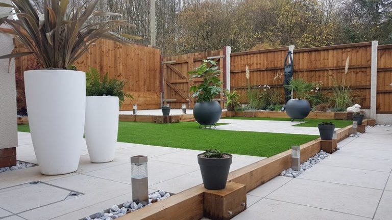 Large image of artificial grass project