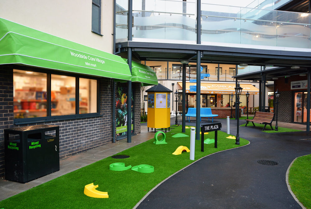 WCS Care's Woodside Care Village artificial grass project