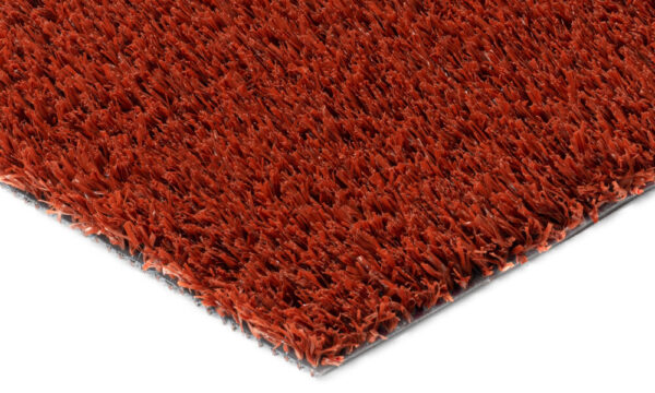 LazyLawn artificial Grass play in clay red